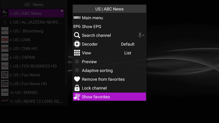 How-to-Add-Channels-to-Favorites-on-Perfect-Player-3