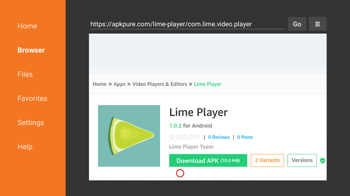 install-lime player-on-mi-tv-16