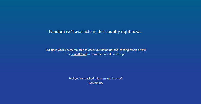 pandora-geo-error