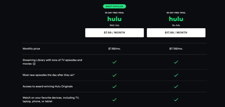 hulu-pricing-plans